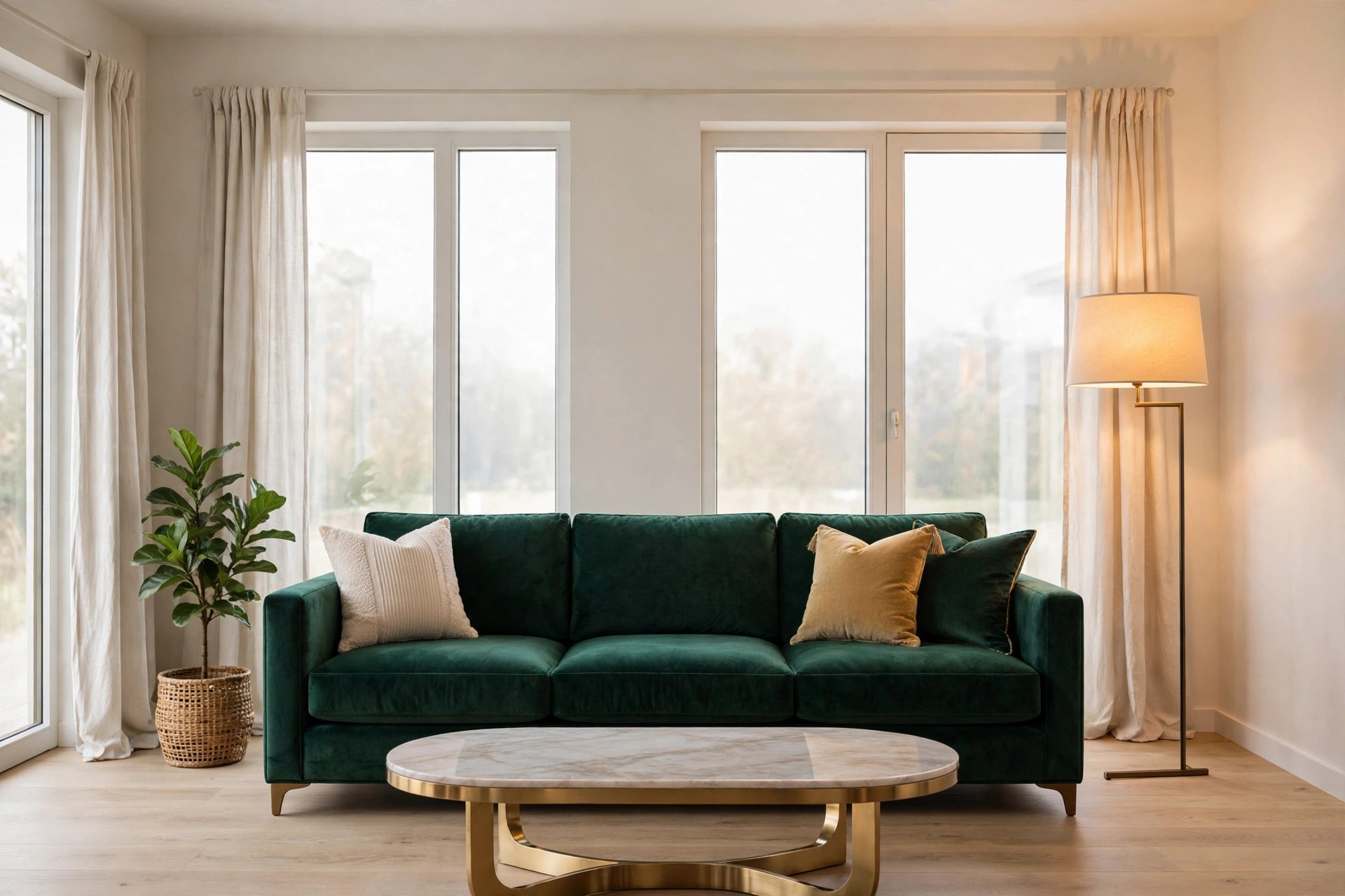 Same living room with stunning modern furniture from The Decor House